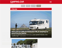 Tablet Screenshot of camping-car.com